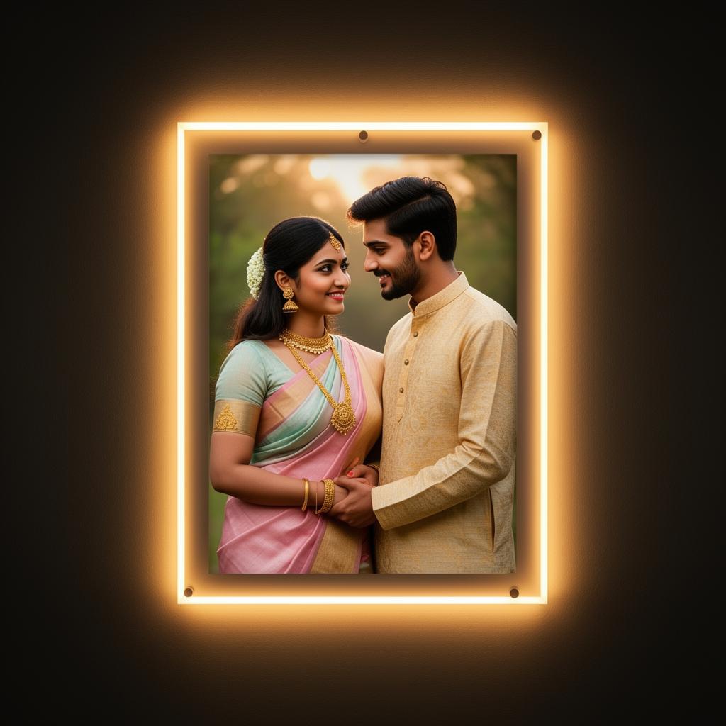 LED Backlit Couple Frames