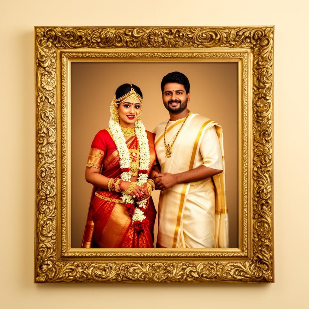 South Indian Wedding Frames